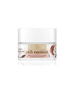 Крем для лица мультипитательный Rich Coconut Face Cream Eveline