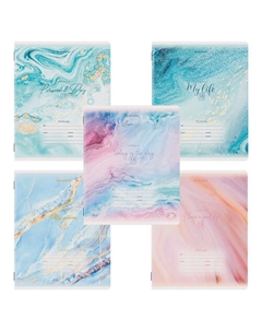 Тетради 18л КОМПЛЕКТ 10шт Мрамор клетка Brauberg