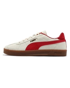Кроссовки Club Abrasion Resistant Low Top Skateboard Shoes Unisex White Red Gold Puma