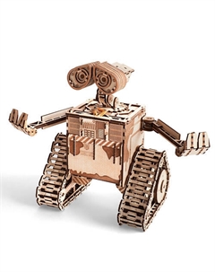 Механический деревянный конструктор 3D Робот Drover Drovo