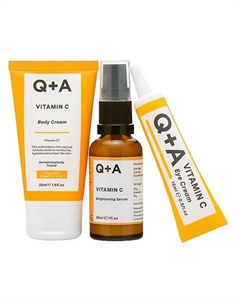 Подарочный набор для ухода за лицом и телом Glow Heroes Q+a