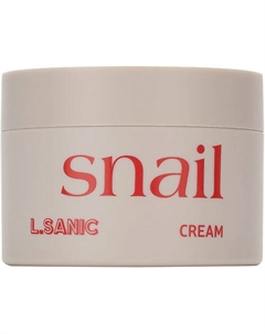 Обновляющий крем для лица с муцином улитки и комплексом керамидов Snail Cream 50 L’sanic
