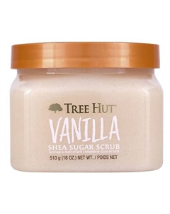Сахарный скраб для тела с ароматом ванили Vanilla Shea Sugar Scrub 610 Tree hut