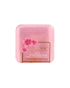 Мыло ручной работы с экстрактом цветов сакуры и маслом кокоса Lucome