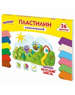 Пластилин классический Весёлый шмель Юнландия