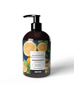 Гель для душа Лимон, имбирь, мята с дозатором 500 La cachette