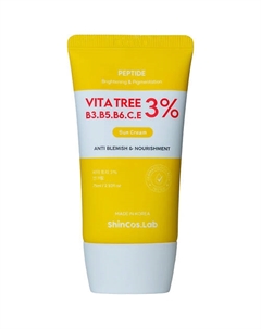 Солнцезащитный крем с витаминами Vita Tree 3% Sun Cream 75 Shincos.lab