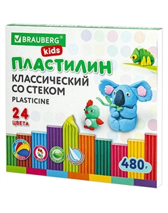 Пластилин классический KIDS Brauberg