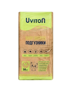 Подгузники для новорожденных (М), 5-11 кг, 38 шт. Uviton