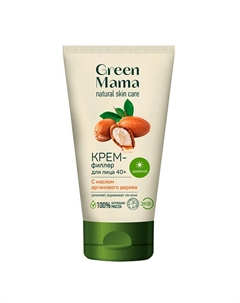 Крем-филлер для лица дневной с маслом арганового дерева 40+ Natural Skin Care 50 Green mama