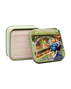 Мыло с цветком хлопка Витрина магазина игрушек 100 La savonnerie de nyons