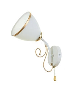 Бра 2020/1 E27 60 Вт белый+золото 20×11×16 см Bayerlux