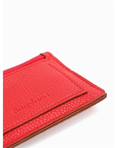 Картхолдер, на 5 карт, с монетницей на молнии, красный Bagsland