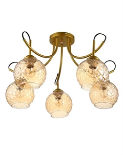 Люстра 1109/5GD E27 40Вт золото 54х54х24 см Bayerlux