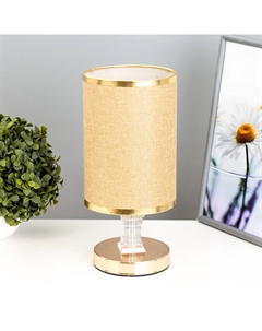 Настольная лампа "Мелисса" Е27 40Вт золото-шоколадный 14х14х29,5 см Risalux