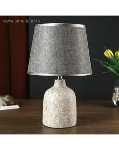 Лампа настольная 32162/1 E14 40 Вт серый 20×20×32 см Risalux