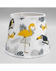 Абажур для лампы, торшера «Птицы», Е14, 20×20×15 см Bayerlux
