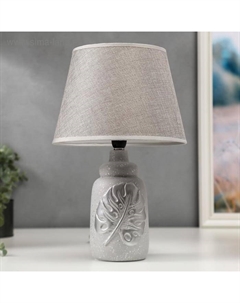 Лампа настольная 16238/1GR E14 40Вт серо-серебристый 22х22х34 см Risalux