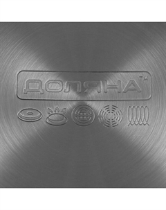 Кастрюля «Гиперион», 1.9 л, d=16 см, с крышкой, капсульное дно, индукция, нержавеющая сталь Доляна