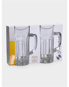 Набор кружек Casablanca, 685 мл, 2 шт., стекло, прозрачный Pasabahce