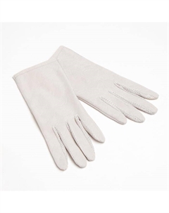 Перчатки женские однотонные, 24 см, цв.серый Minaku