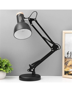 Настольная лампа "Юнец" Е27 40Вт черный 14,5х14,5х62 см Risalux