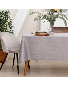 Скатерть «» Grey, серая, 142×283 +/-3 см, 115±10 г,100% п/э Этель