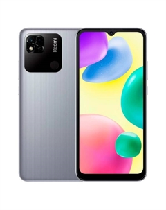 Смартфон Xiaomi Redmi 10A RU, 6.53", IPS, 2 Гб, 32 Гб, 13 Мп, 5 Мп, 5000 мАч, серебристый