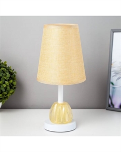 Настольная лампа "Хилтон" E27 40Вт бело-жёлтый 15х15х32 см Risalux