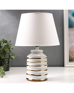 Лампа настольная 16610/1WT E14 40Вт бело-золотой 20х20х32,5 см Risalux
