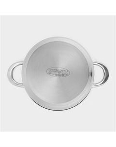 Кастрюля «Диана», 6 л, d=24 см, капсульное дно, индукция, нержавеющая сталь Катунь
