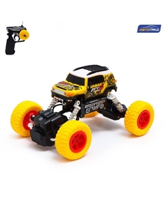 Джип радиоуправляемый «Краулер», работает от аккумулятора, цвет жёлтый Автоград