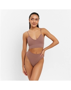 Комплект женский (топ, трусы), кофе, размер 42-44 Collorista