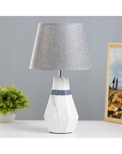 Настольная лампа «Айседора» E14 40 Вт белый-серый 23×23×40 см Risalux