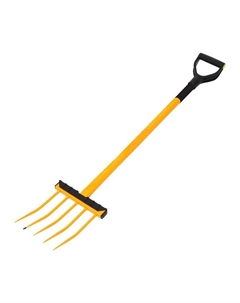 Вилы садово-огородные, 5-рогие, металлический черенок, ручка Tornadica