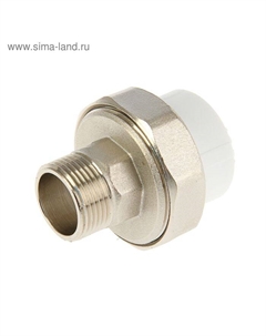 Муфта комбинированная VALFEX, разъемная (американка), d=32 мм × 3/4", наружная резьба Valfex