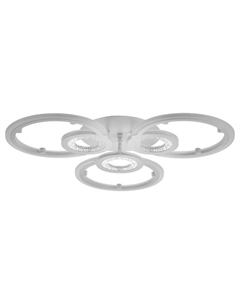 Люстра с ПДУ 1134/3WT LED 102 Вт 3000К-6000К диммер белый 56×56×7 см Bayerlux