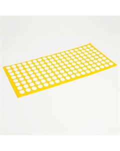 Аппликатор Кузнецова, 144 колючки, спанбонд, жёлтый, 26 х 56 см. Элтиз