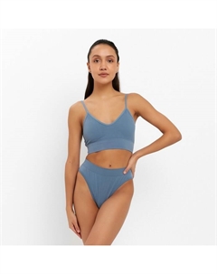 Комплект женский (топ, трусы), синий, размер 42-44 Collorista