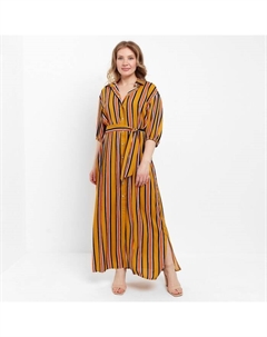 Платье-туника женское : Enjoy, жёлтое, размер 56 Minaku