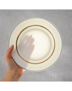 Тарелки WY Grace, d=25.5 см, набор 2 шт., фарфор, белые Wilson&young