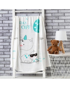 Пелёнка муслиновая «Крутыш» 110х120 см, двухслойная, 70% бамбук, 30% хлопок Крошка я