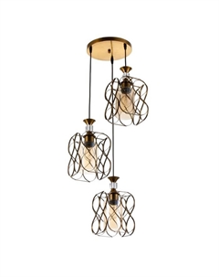 Светильник «Инфинити» 3хE27 40 Вт золото 40×40×100 см Bayerlux