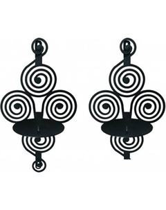 Набор подсвечников Изящество PS070-BY (черный) Gala