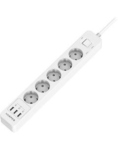 Сетевой фильтр UCH-560 (белый) Harper