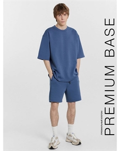 Комплект мужской синий: футболка и шорты Mark formelle