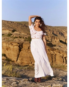 Юбка женская белая с бантиками Mark formelle