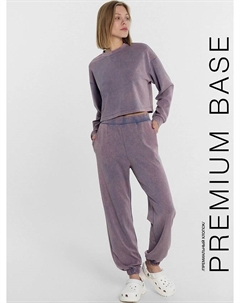 Комплект женский (джемпер, брюки) серый с дизайнерским принтом Mark formelle