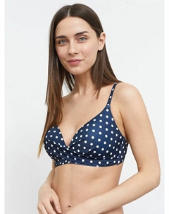 Бюстгальтер купальный женский темно-синий в горошек Mark formelle