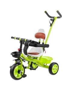 Трехколесный велосипед с ручкой K98 (зеленый) Nino